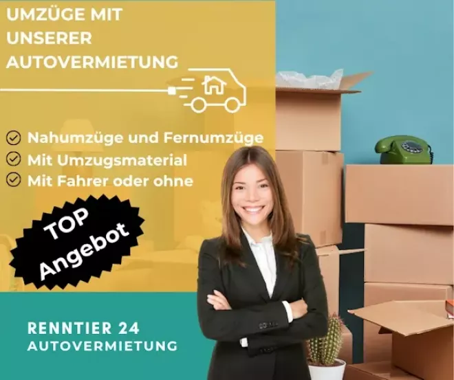 Die Autovermietung mit dem Umzugsservice.